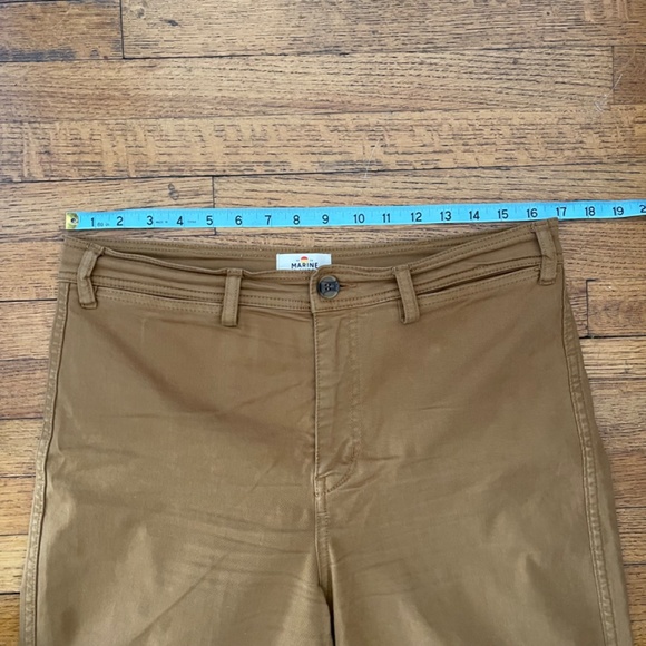 Marine Layer Bridget Wide Leg Crop Pant Copper/BrownSize 8 - Picture 6 of 9